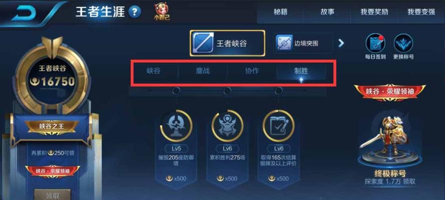 王者荣耀段位排行（成为王者的秘诀）