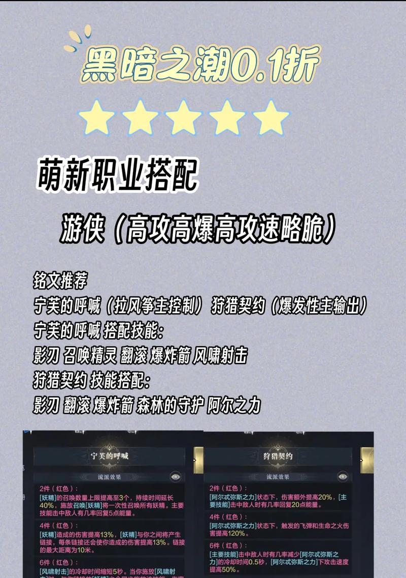 黑暗之潮契约属性攻略：打造属于你的超强战斗机器！